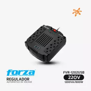 FVR-1202USB Regulador de Voltaje 1200VA Forza