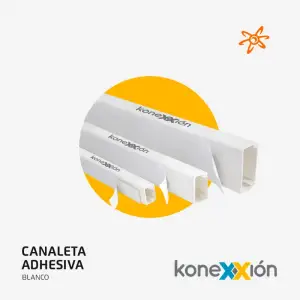 Canaleta 59X22 Adhesiva Konexxion