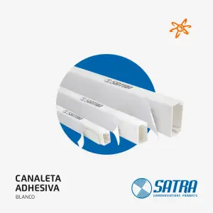 Canaleta 39X19 Adhesiva SATRA