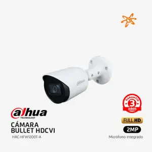 HAC-HFW1200T-A-S4 Dahua Cámara Bullet HDCVI 1080p