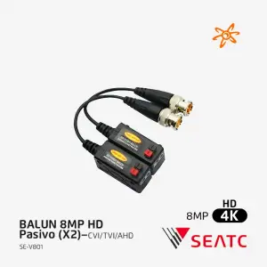 SE-V801 Balun 8MP HD Pasivo (X2) – CVI/TVI/AHD
