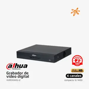 XVR5104HS-I2 Dahua WizSense Grabador de vídeo digital
