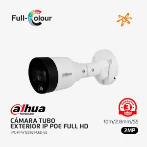 IPC-HFW1239S1-LED-S5 Dahua Camara IP POE Full HD 2MP