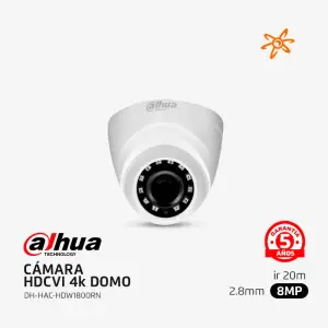 DH-HAC-HDW1800RN Dahua hdcvi 4k domo 8mp