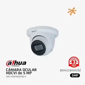 HAC-HDW1500TMQ-A Dahua Camara HDCVI de 5 MP