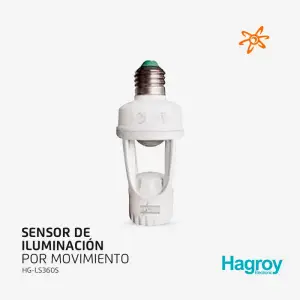 HG-LS360S Hagroy Sensor de iluminación por movimiento