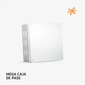 Mega Caja de pase PVC 200X200X70
