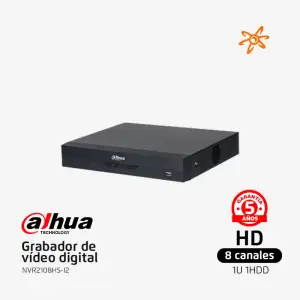NVR2108HS-I2 Dahua Grabador HD 8 Canales