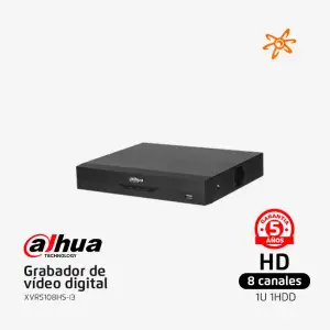 XVR5108HS-I3 Dahua 5MP WizSense de 8 Canales