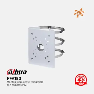 PFA150 Montaje para poste compatible con camaras PTZ