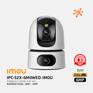 IPC-S2X-6M0WED-IMOU RANGER DUAL DOMO INTERIOR WIFI 2K IR 15M
