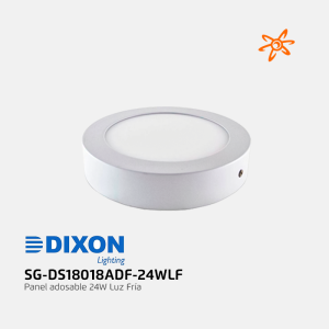 SG-DS18018ADF-24WLF Panel adosable 24W Luz Fría