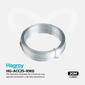 HG-ACC25-10KG HAGROY ALAMBRE ACERADO ACC 2.5MM